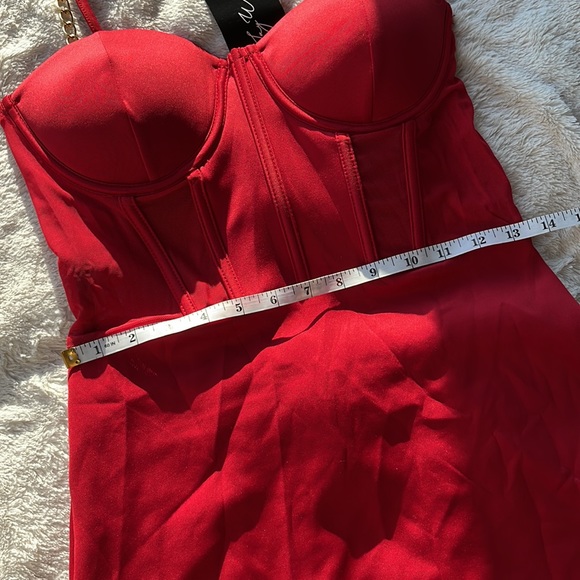 Dress mini dress red size small NWT - Picture 4 of 5